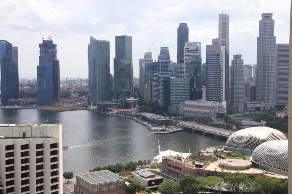 Singapore vista dall'alto