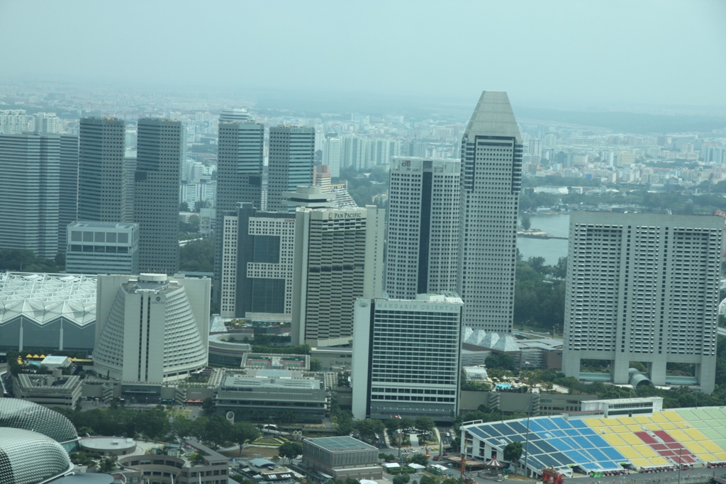 Singapore vista dall'alto