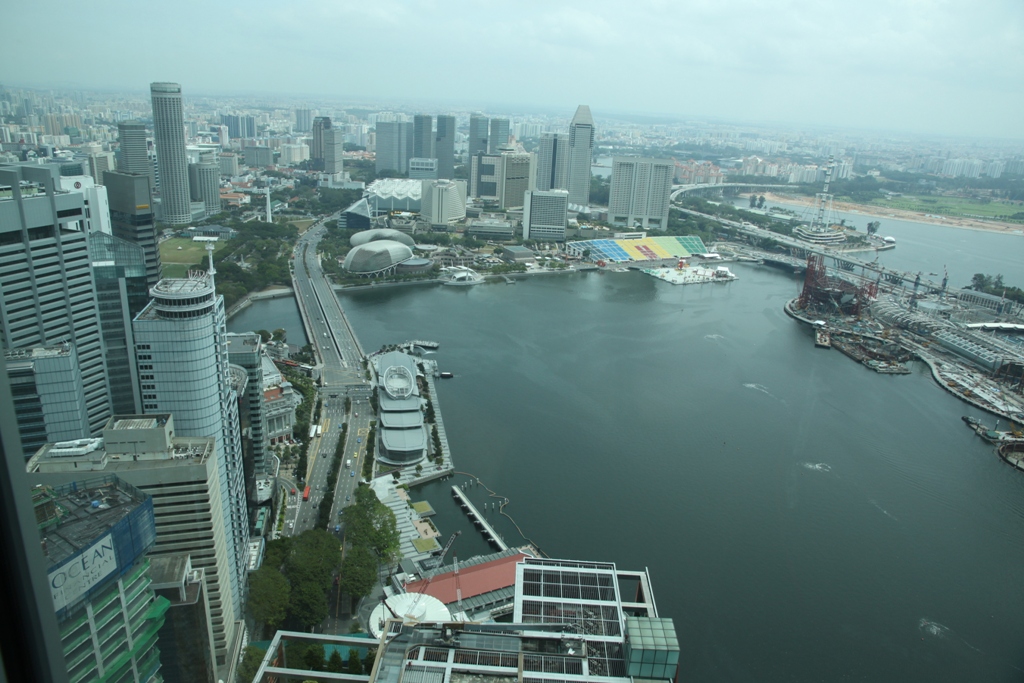 Singapore vista dall'alto